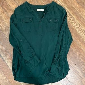 Green Staring at Stars Tunic